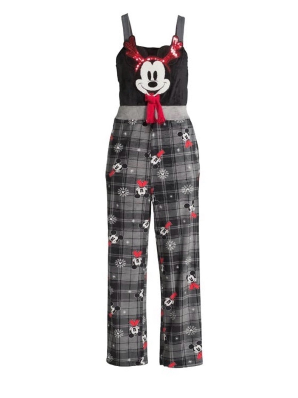 DISNEY MICKEY MOUSE VELOUR-JUMPSUIT CHRISTMAS HOLIDAY PARTY